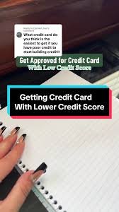 low score credit card